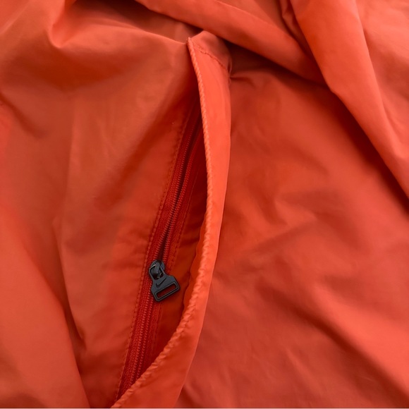 NIKE VINTAGE VIBE WINDBREAKER ORANGE NYLON EMBROIDERED LOGO STREETWEAR UNISEX - Picture 10 of 10